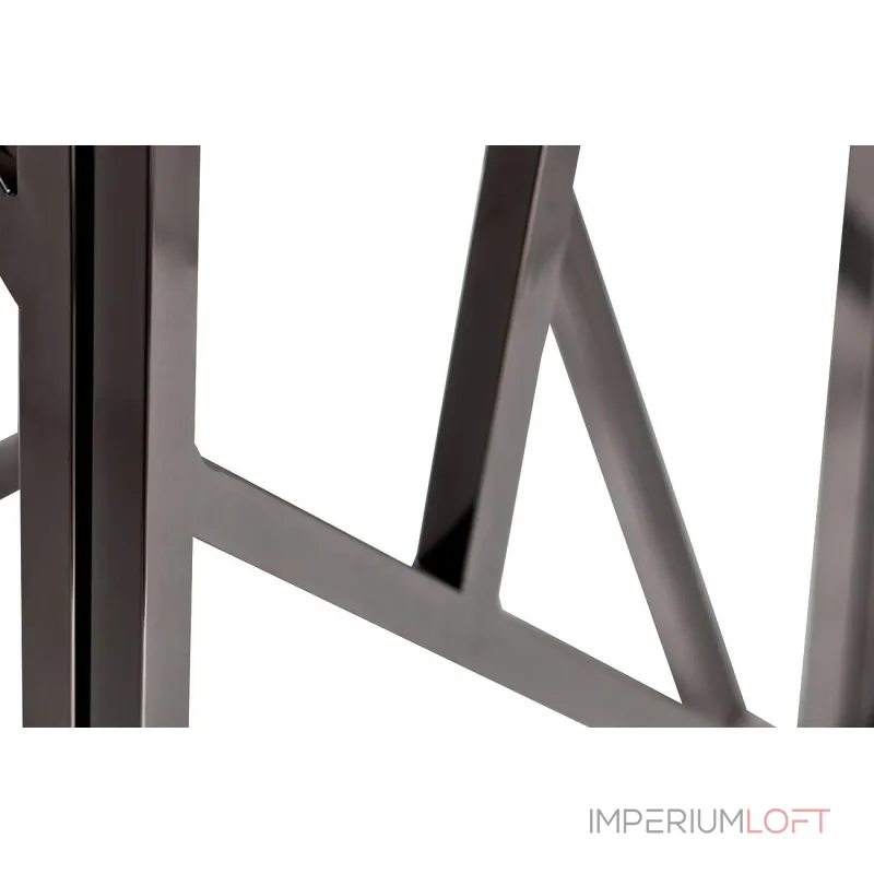 Столик журнальный высокий из мрамора 47ED-FS015BLSM от ImperiumLoft