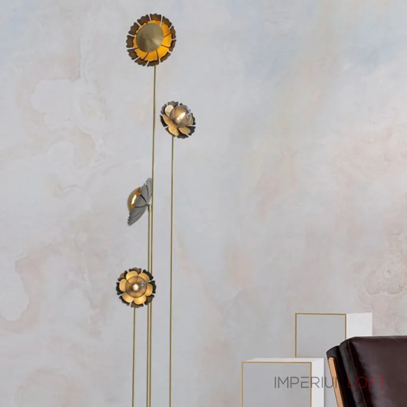 Торшер CAMELLIA FL Чёрный от ImperiumLoft