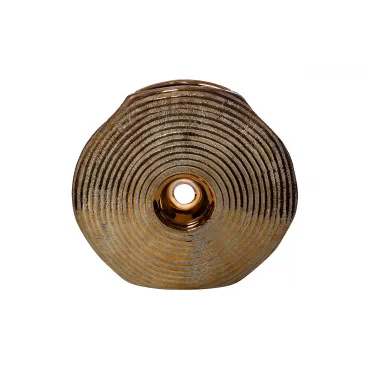 Ваза керамическая декоративная (золотая) 18H2512M-4