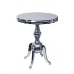 Столик журнальный металлический хромированный 2K10137 от ImperiumLoft
