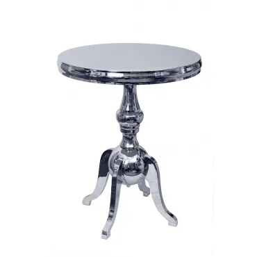 Столик журнальный металлический хромированный 2K10137