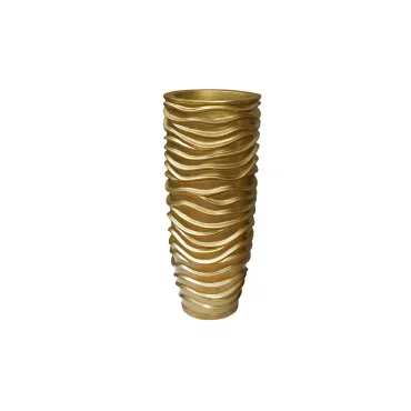Кашпо напольное золотое ZS-C845-34