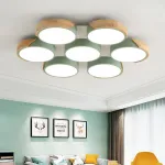 Потолочная люстра CLIP 7 Зеленый