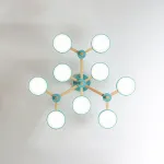 Потолочная люстра TURNA Голубой