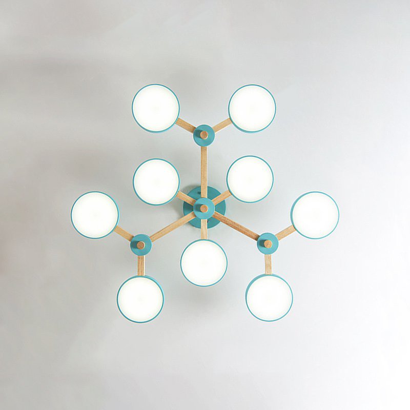 Потолочная люстра TURNA Голубой