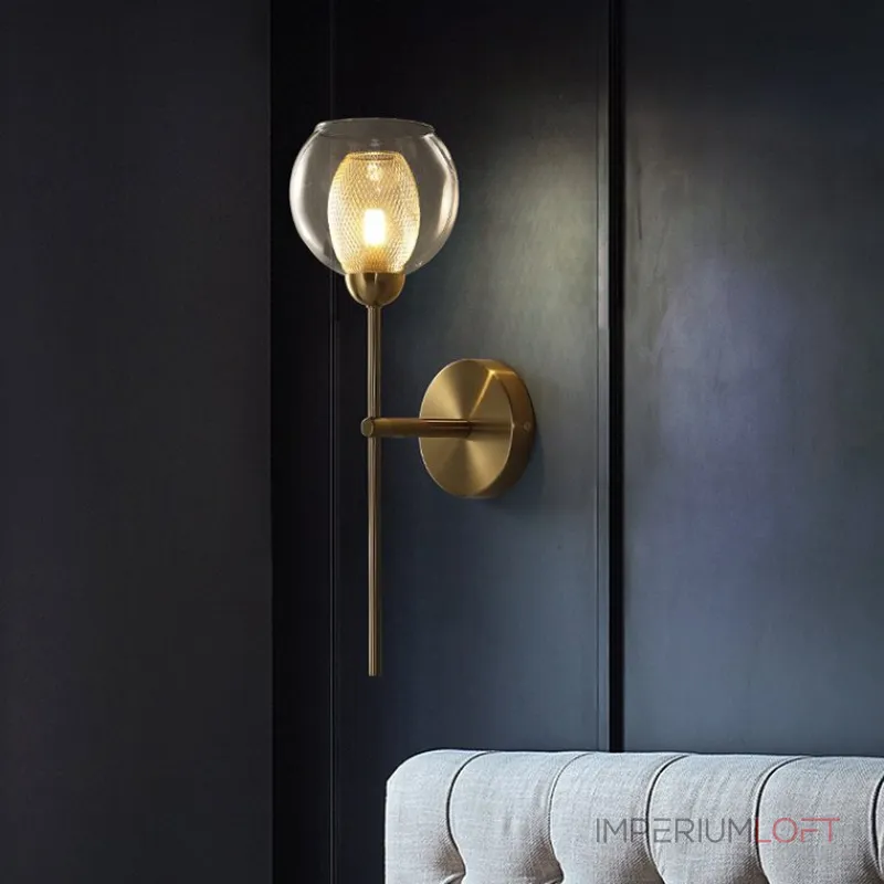 Настенное бра IGEN WALL Mesh Black от ImperiumLoft