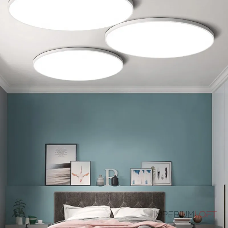 Потолочный светильник SLIM D18 Черный от ImperiumLoft