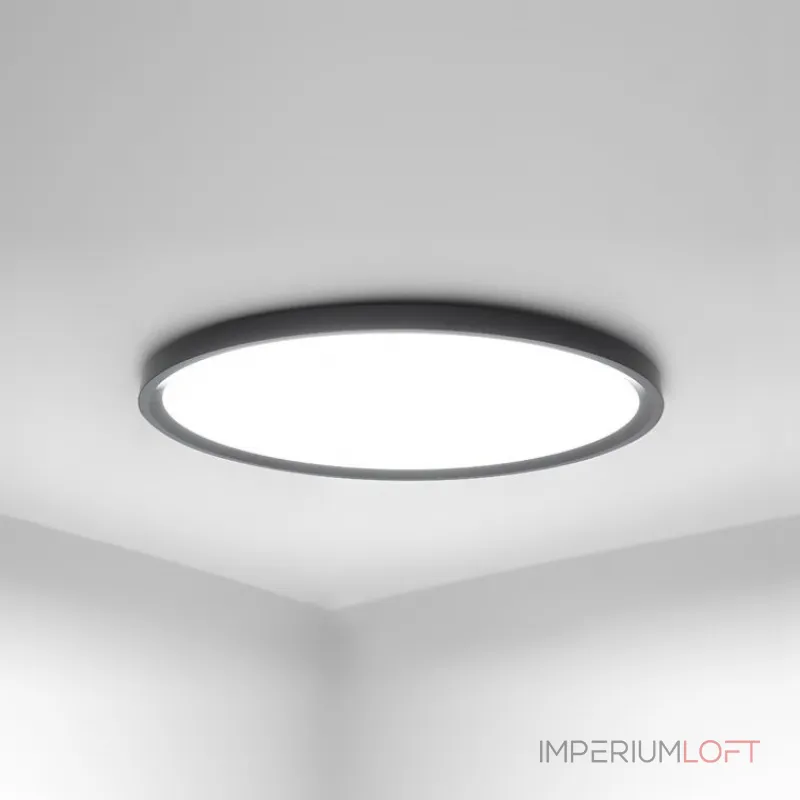 Потолочный светильник EXTRASLIM D50 Black от ImperiumLoft