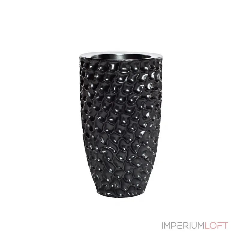 Кашпо жемчужно-черное ZS-C785BL-19 от ImperiumLoft Кашпо жемчужно-черное ZS-C785BL-19 от ImperiumLoft