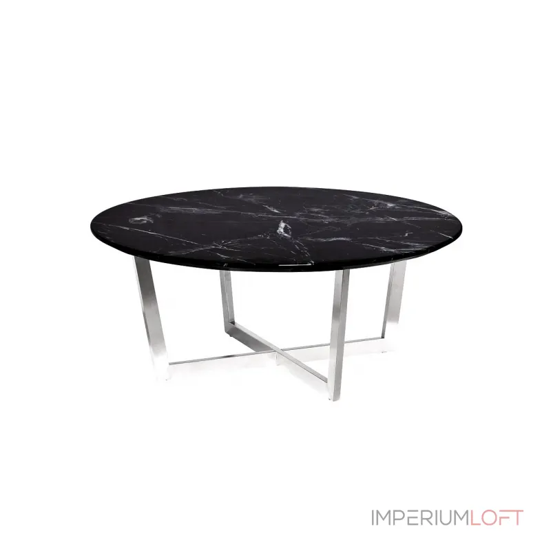 Стол журнальный черный (искусственный мрамор) 33FS-CT2029-BS от ImperiumLoft Стол журнальный черный (искусственный мрамор) 33FS-CT2029-BS от ImperiumLoft