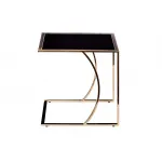 Стол журнальный на металлическом каркасе 13RX5076M-GOLD от ImperiumLoft