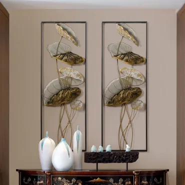 Дизайнерский настенный декор цветы в рамке LaLume-KKK00129