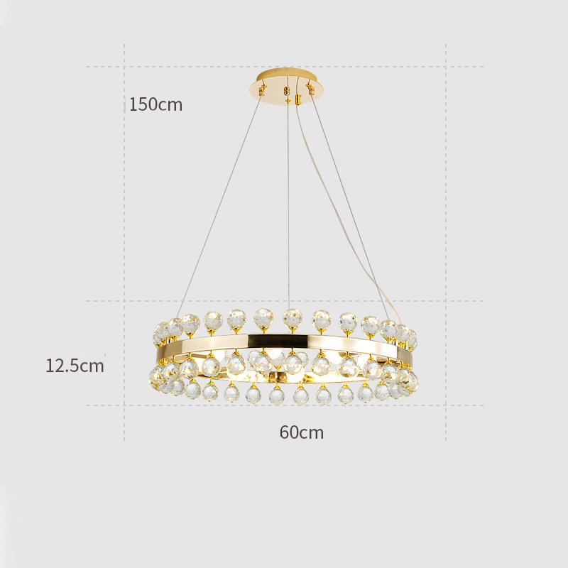 Подвесная люстра LUCERA 8 D60 от ImperiumLoft