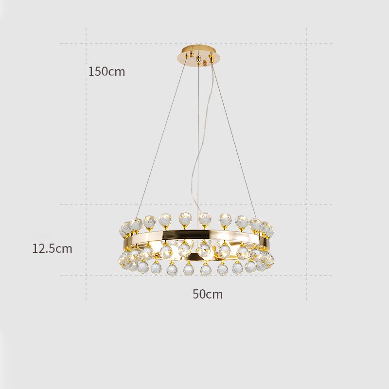 Подвесная люстра LUCERA 6 D50 от ImperiumLoft