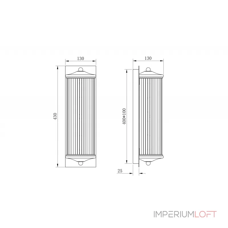Бра K2KG0604W-1 от ImperiumLOFT от ImperiumLoft