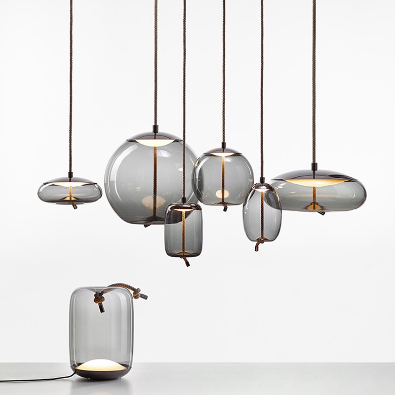 Подвесной светильник WICK A Янтарный от ImperiumLoft