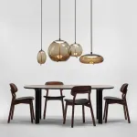 Подвесной светильник WICK A Янтарный от ImperiumLoft