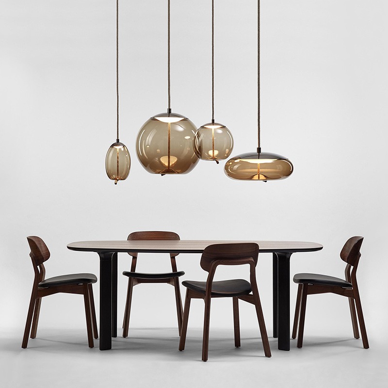 Подвесной светильник WICK A Янтарный от ImperiumLoft