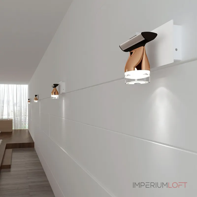 Настенное бра ALERT-WALL L1 Red от ImperiumLoft