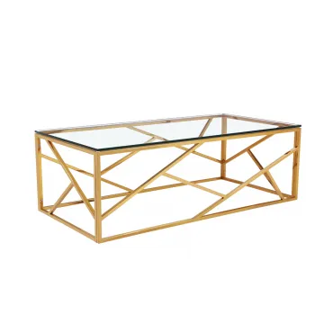 Журнальный стол золотой GY-CT2051214GOLD от ImperiumLOFT