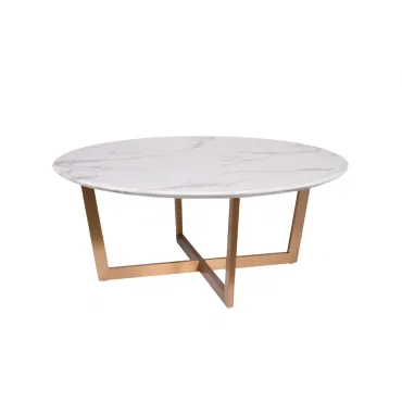 Стол журнальный круглый (искусственный мрамор) 33FS-CT2029-BBS Стол журнальный круглый (искусственный мрамор) 33FS-CT2029-BBS