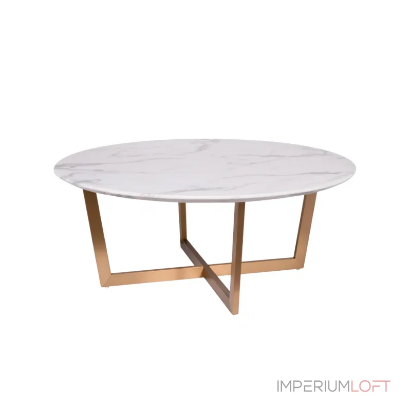 Стол журнальный круглый (искусственный мрамор) 33FS-CT2029-BBS от ImperiumLoft Стол журнальный круглый (искусственный мрамор) 33FS-CT2029-BBS от ImperiumLoft