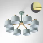 Потолочная люстра EVEN 8 Olive