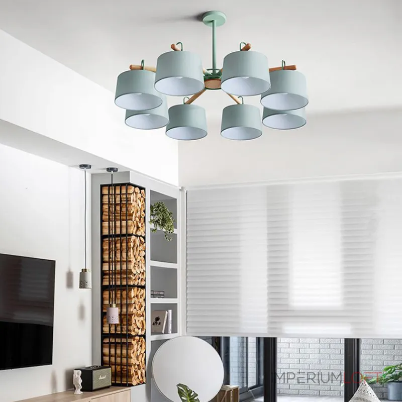 Потолочная люстра EVEN 6 Gray