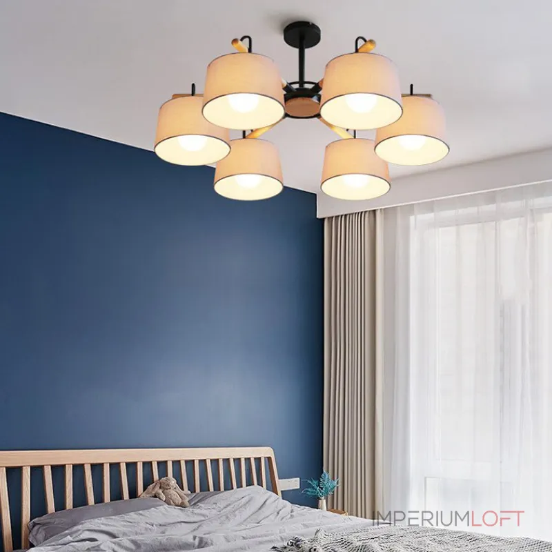 Потолочная люстра EVEN 6 Gray