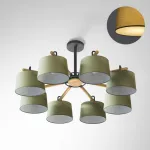 Потолочная люстра EVEN 8 Green