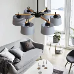 Потолочная люстра EVEN 6 Gray