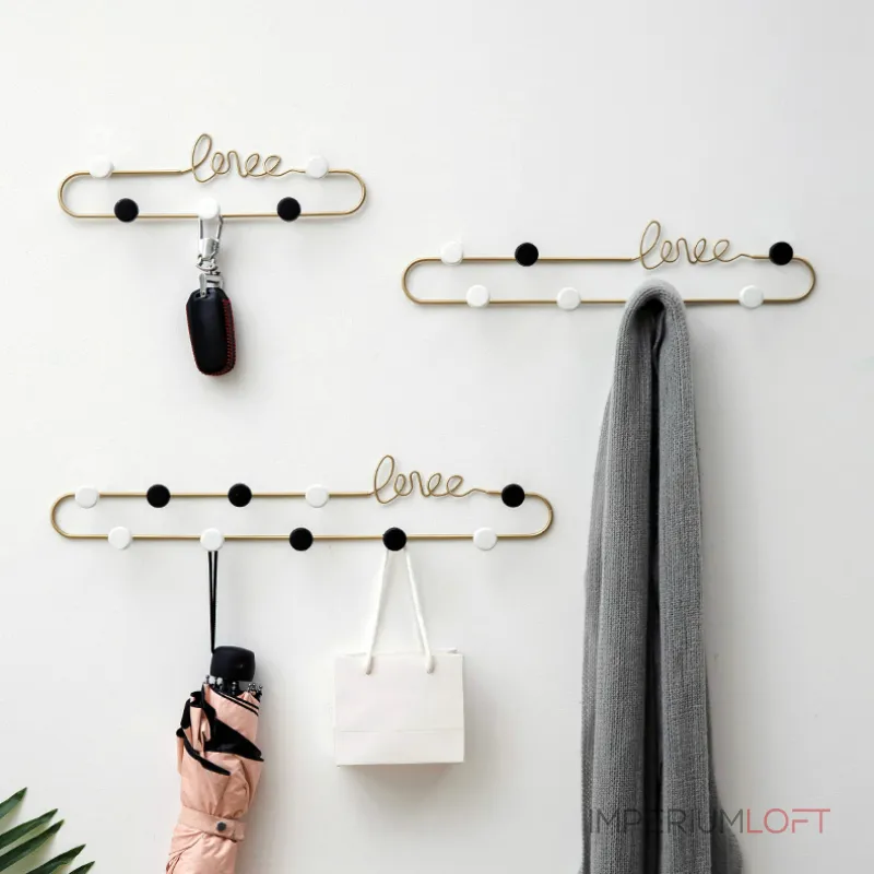 Дизайнерская вешалка в прихожую LaLume-KKK00112 от ImperiumLoft