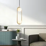 Подвесной светильник HOOP DUO Бронза от ImperiumLoft