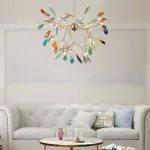 Подвесная люстра AGATE D60 Green от ImperiumLoft