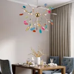 Подвесная люстра AGATE D60 Green от ImperiumLoft