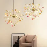 Подвесная люстра AGATE D60 Green от ImperiumLoft