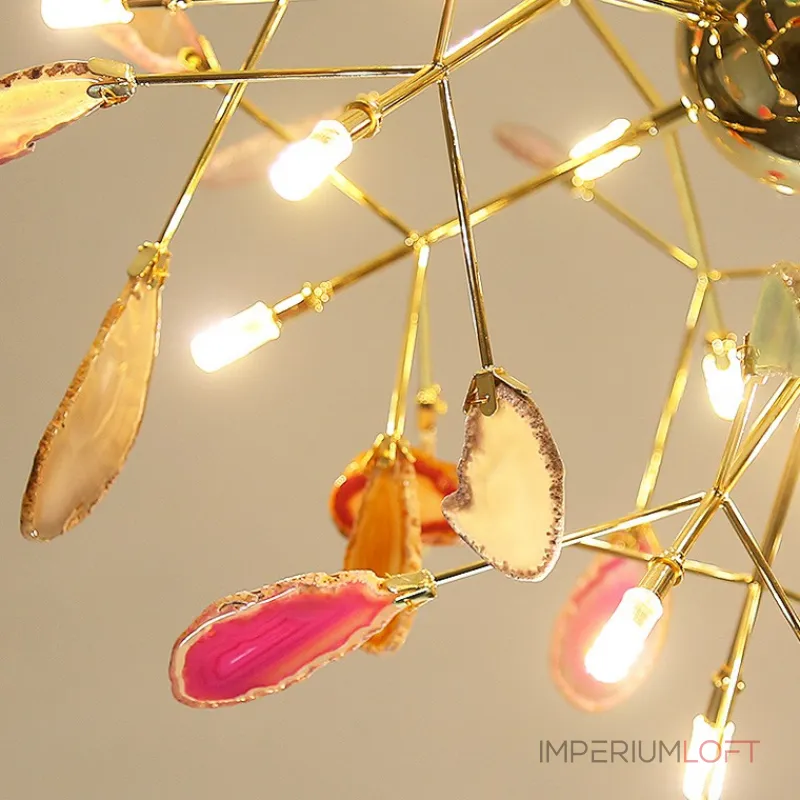 Подвесная люстра AGATE D60 Green от ImperiumLoft