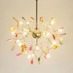 Подвесная люстра AGATE D60 Green от ImperiumLoft