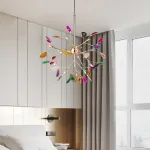 Подвесная люстра AGATE D60 Green от ImperiumLoft