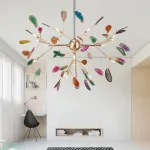 Подвесная люстра AGATE D60 Green от ImperiumLoft