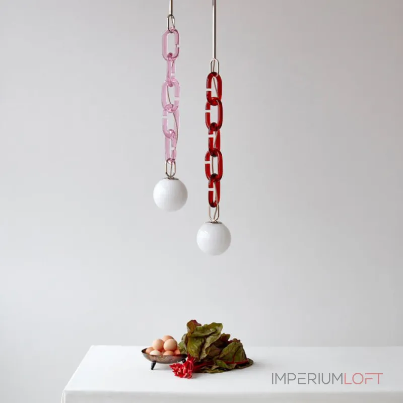 Подвесной светильник CHAIN КРАСНЫЙ от ImperiumLoft