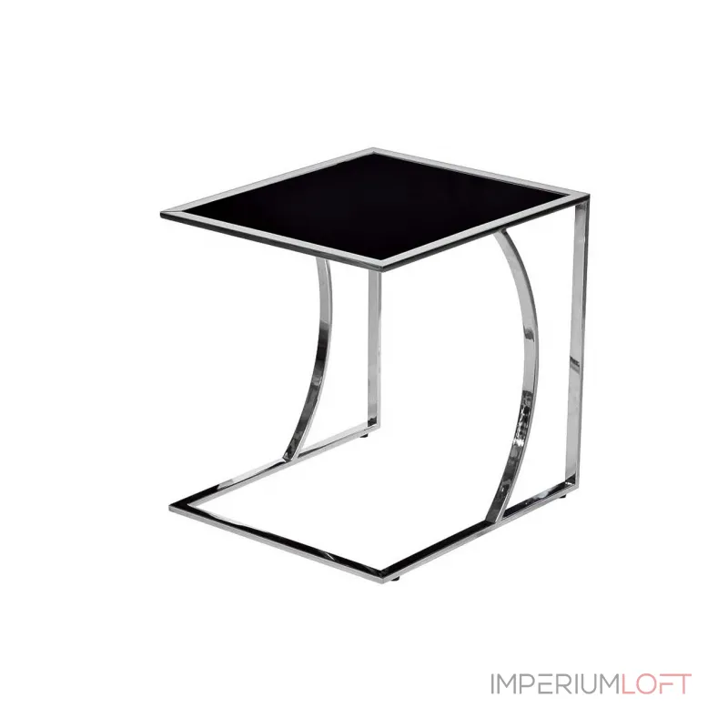 Стол журнальный приставной серебряный 13RXNT5076M-SILVER от ImperiumLoft