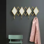 Дизайнерская вешалка зеркало в прихожую LaLume-KKK00109 от ImperiumLoft