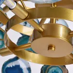 Подвесная люстра AGATE D70 Blue от ImperiumLoft