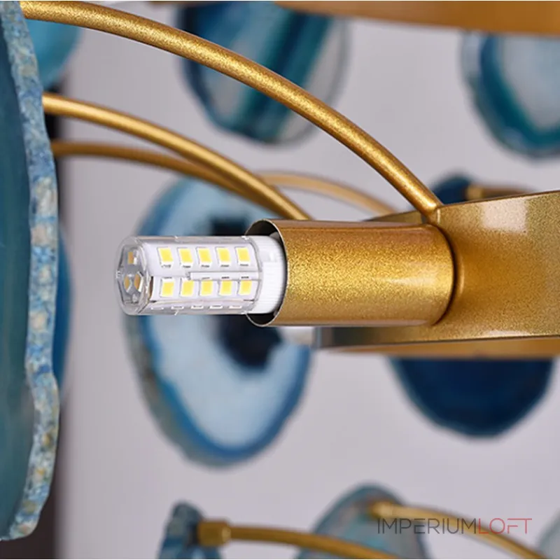 Подвесная люстра AGATE D70 Blue от ImperiumLoft