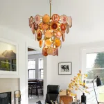 Подвесная люстра AGATE D70 Blue от ImperiumLoft