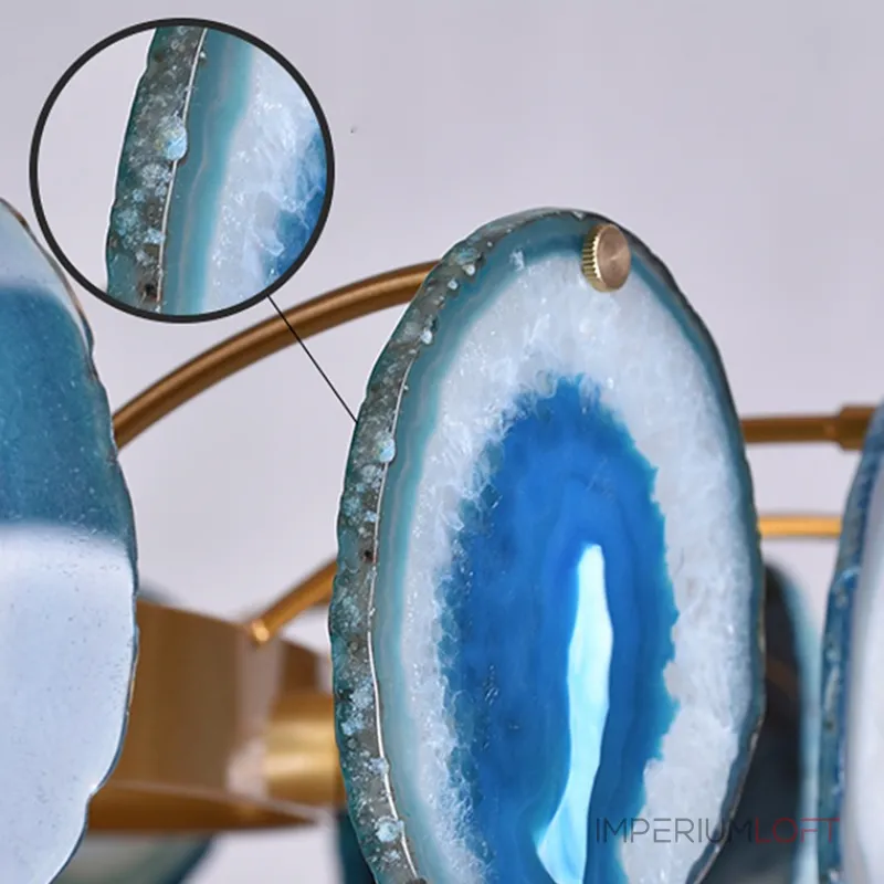 Подвесная люстра AGATE D70 Blue от ImperiumLoft