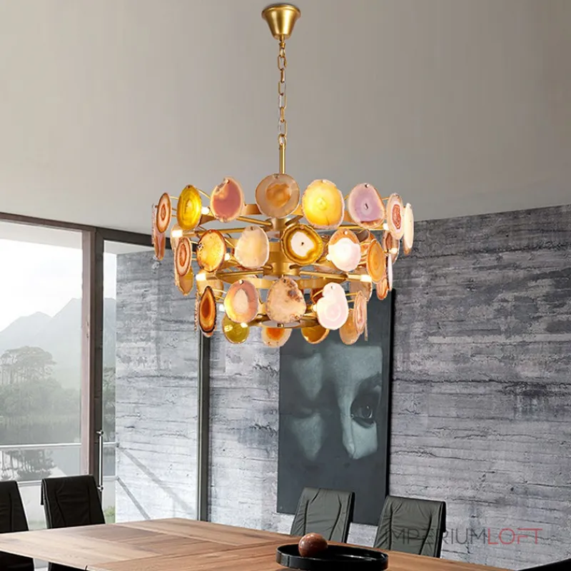 Подвесная люстра AGATE D70 Blue от ImperiumLoft