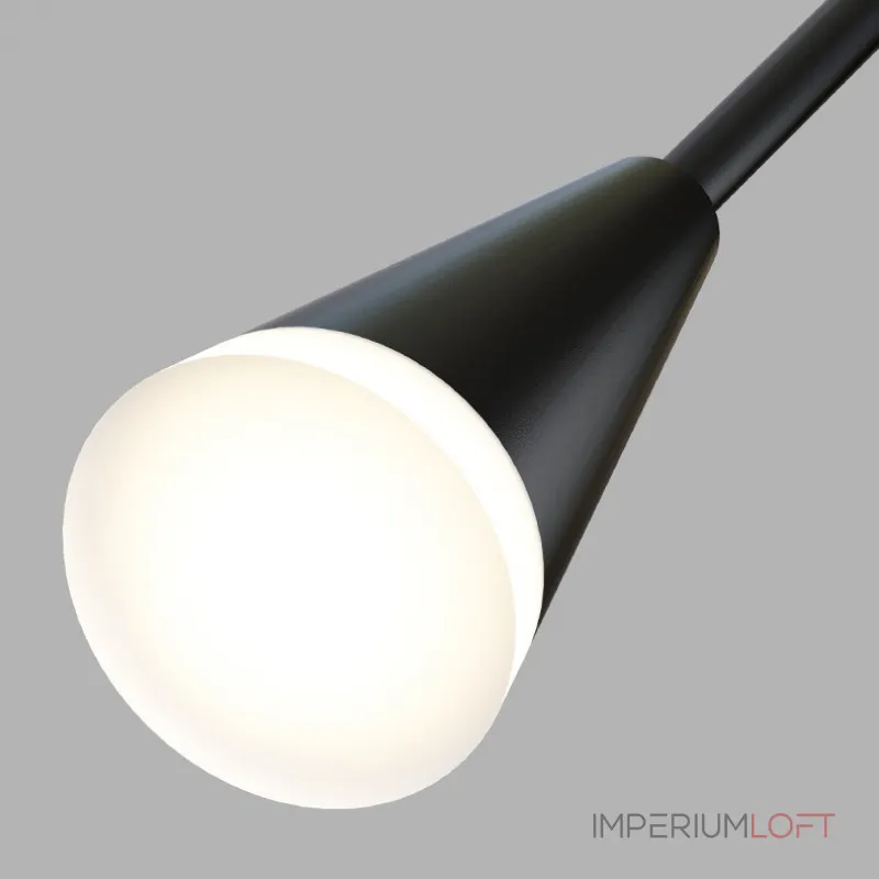 Люстра на штанге MILTON 12 Черный