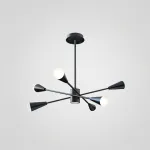 Люстра на штанге MILTON 12 Черный